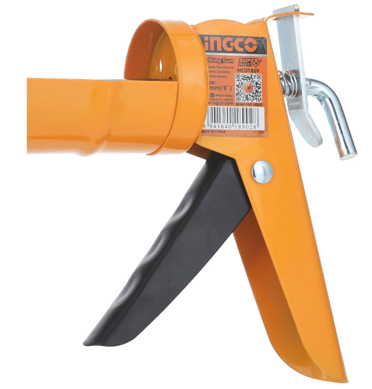 مسدس سيليكون 9" ساق حديدية مع أسنان INGCO Caulking Gun HCG1809