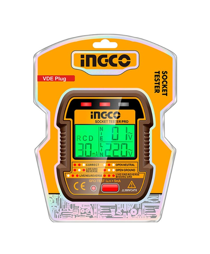 Socket tester اختبار المقبس INGCO