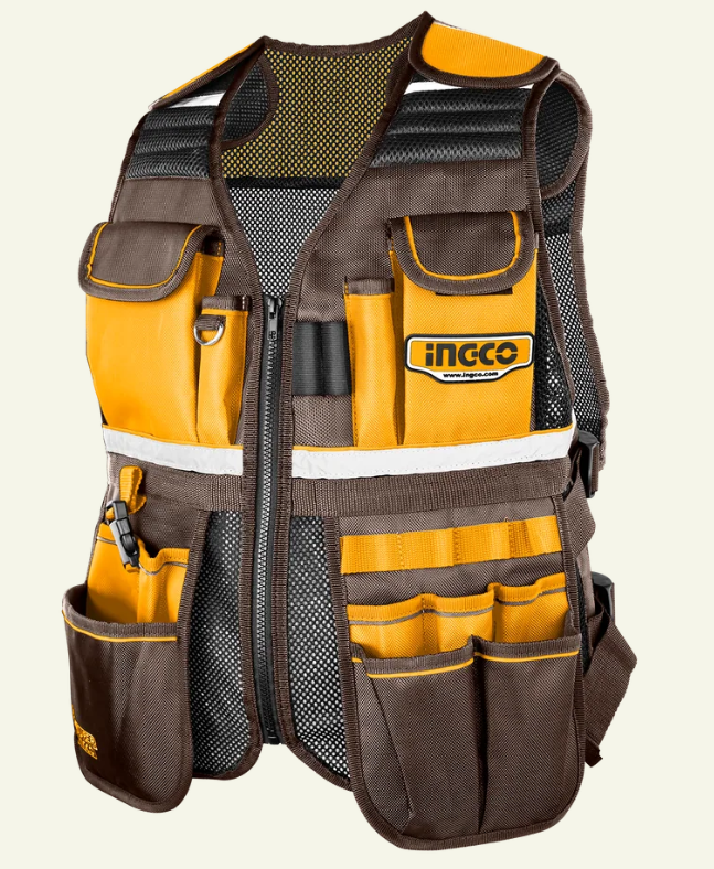 Tool vest سترة الأداة INGCO