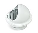 6" Stainless Steel Dorm Vent, white غطاء هواية دائري أبيض
