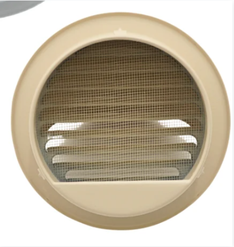 6" Stainless Steel Dorm Vent, Beige غطاء هواية خارجي بيج