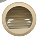 6" Stainless Steel Dorm Vent, Beige غطاء هواية خارجي بيج