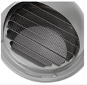 6" Stainless Steel Dorm Vent,gray غطاء هواية دائري رصاصي
