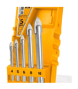 12 Pcs Flat Wood Drill Bits Set طقم ريش نجارة INGCO
