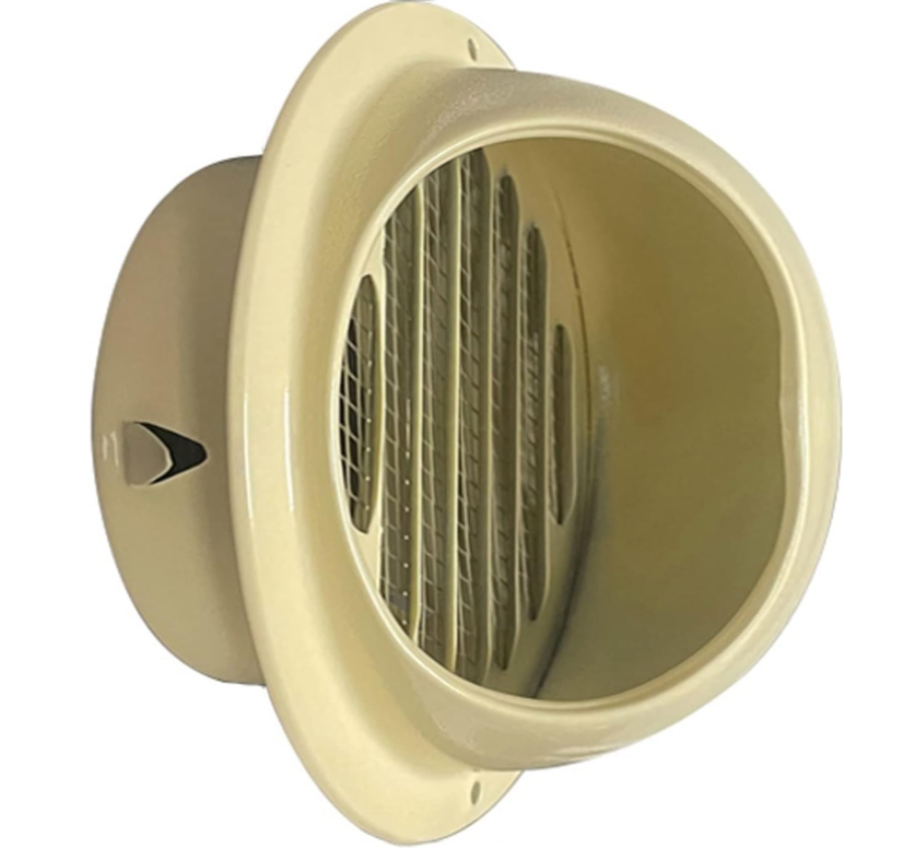 4" Stainless Steel Dorm Vent, Beige WISELY غطاء هواية بيج
