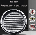 6" Stainless Steel Flat Vent, Wisely غطاء هواية دائري