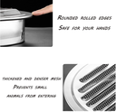 6" Stainless Steel Flat Vent, Wisely غطاء هواية دائري