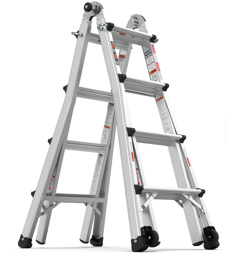 Six-joint Multipurpose Ladder YQGJT-6-5000 4*4, Wisely سلم متعدد الاستخدامات بستّ مفاصل قابل للطي