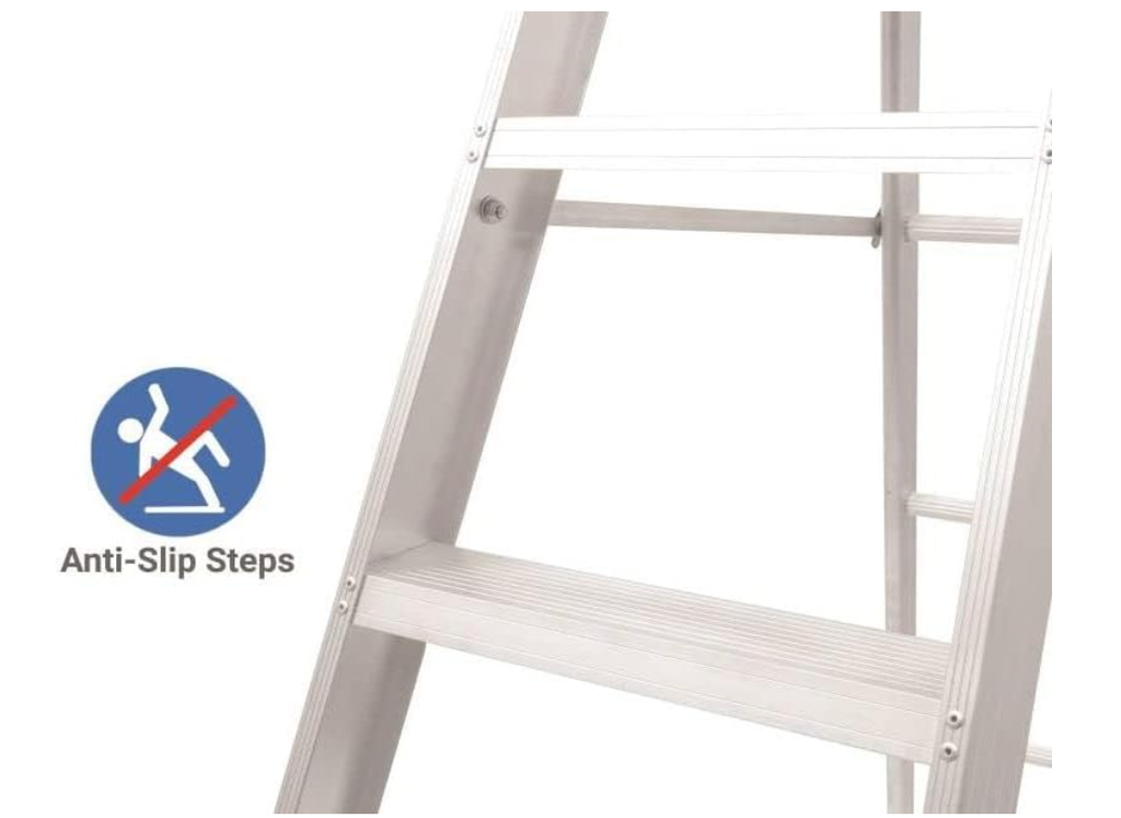 سلم المنيوم متعدد الاستخدام مزدوج WISELY Multi-purpose aluminum ladder