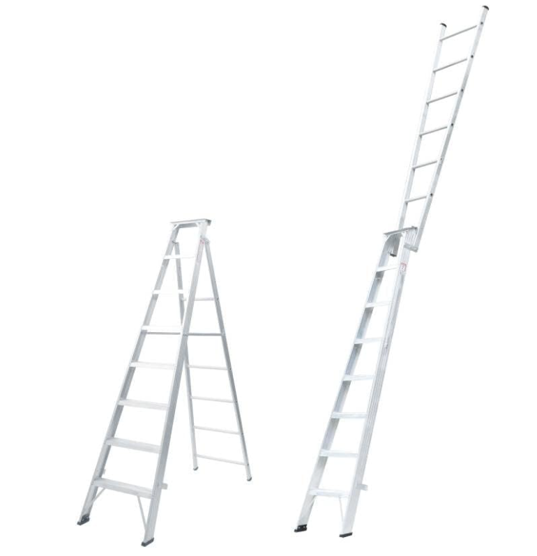 ECOWISE ALUMINIUM LADDER 8 STEPS سلم ايكو وايز متعدد