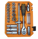 20 Pcs 1/2” Socket Set | طقم لقم 20 قطعة مقاس 1/2” – INGCO