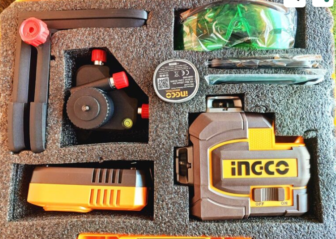 3D laser level ليزر ليفل 360 درجة INGCO