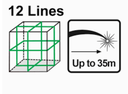 3D laser level ليزر ليفل 360 درجة INGCO