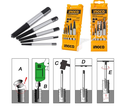5 Pieces Screw Extractor Set مجموعة مستخرج البراغي INGCO
