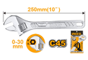 Adjustable wrench مفتاح متعدد 10" INGCO