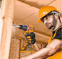 Brushless Cordless Impact Drill دريل بطارية 20 فولت وطقم اكسسوارات INGCO