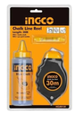 Chalk Line Reel بودرة وخيط 30 ملي INGCO