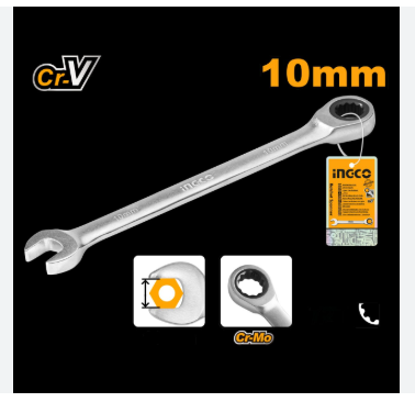 Combination Spanner 10mm مفتاح غاز INGCO
