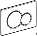 Gold Push Button for Sigma Geberitضغطة خزان جبريت سيجما ذهبي (نسخة)
