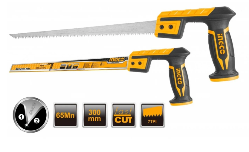 Compass Saw 12 Inch / 300mm منشار للخشب INGCO