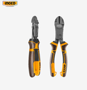 Compound action end cutting pliers كماشة 8.5 INGCO
