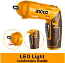 Cordless Screwdriver مفك براغي بطارية INGCO