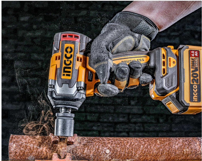 Cordless impact wrench دريل فك وربط 1/2" INGCO