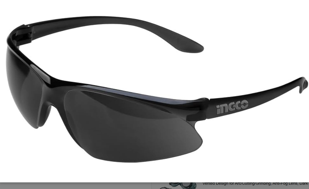 Dark Shade Safety Goggles نظارة سلامة (الى اللحام) INGCO