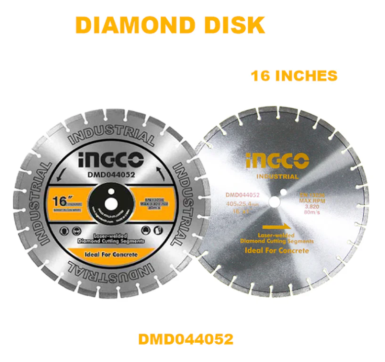 Diamond Disc for Floor Saw 16" Concrete ديسك قص أسمنتي INGCO
