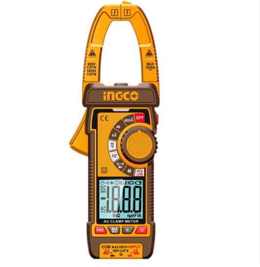 Digital AC 600A Clamp Meter جهاز قياس رقمي INGCO