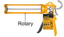 Industrial Grade Caulking Gun 9 Inch with Strong Aluminum Handle مسدس سيليكون 9" مقبض ألمنيوم INGCO