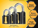 Iron Padlock قفل مقاس 38ملم INGCO