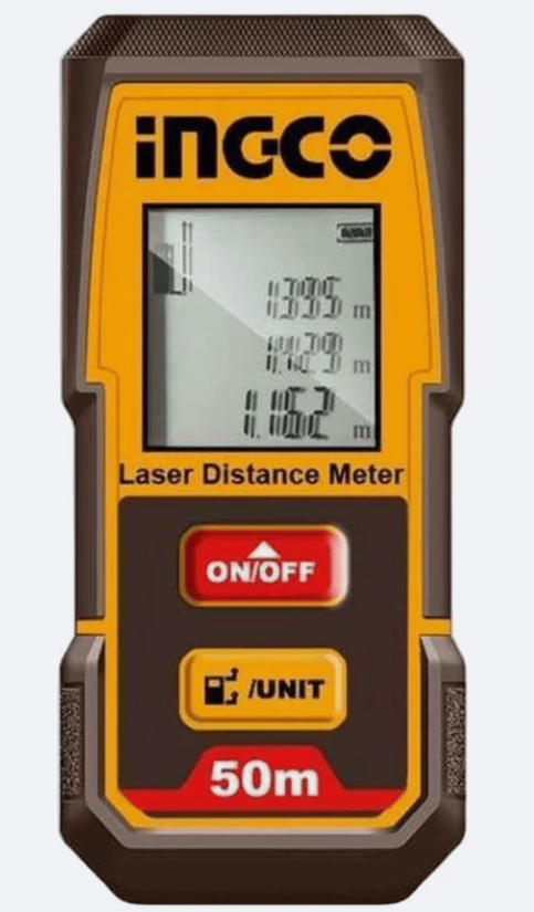 Laser Distance Detector 0.05m to 50m متر ليزر INGCO