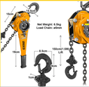 Lever block 0.75 Ton 1.5 m رافعة يدوية INGCO