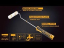 Mini cylinder brush(Inner wall) رولة صبغ مع مقبض 4" INGCO
