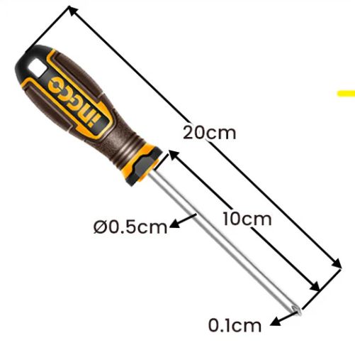 Phillips screwdriver - PH1mmx100mm مفك براغي INGCO