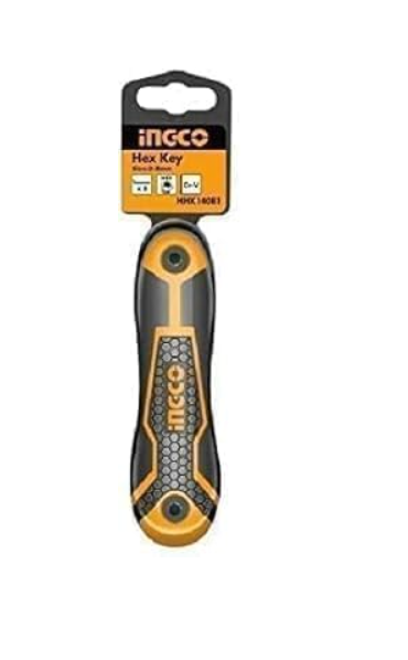 Professional Hex Key Set 8-Pieces, 2 mm x 8 mm Size طقم حبات النكي INGCO
