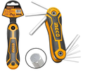 Professional Hex Key Set 8-Pieces, 2 mm x 8 mm Size طقم حبات النكي INGCO