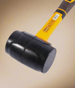 Rubber hammer 16oz/450g مطرقة ربر اسود INGCO