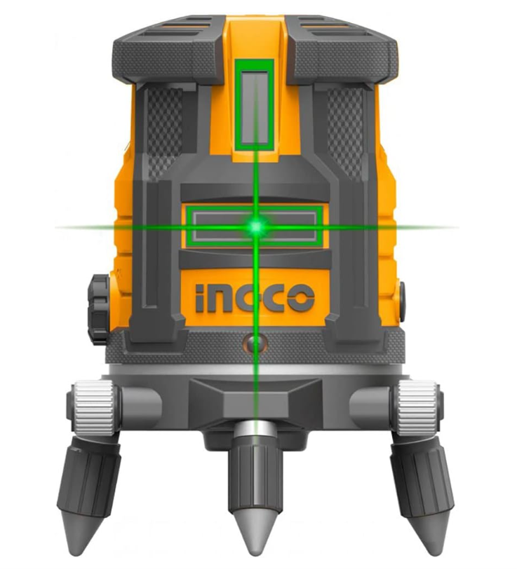 Self-leveling line laser(Green laser beams)ليزر 5 خط INGCO