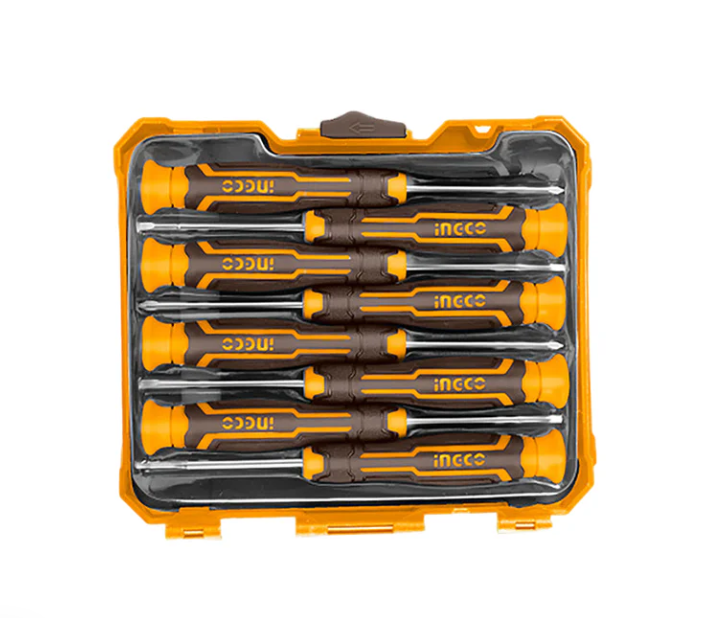 Set of 8 Pieces Precision Screwdriver طقم مفكات صغير INGCO