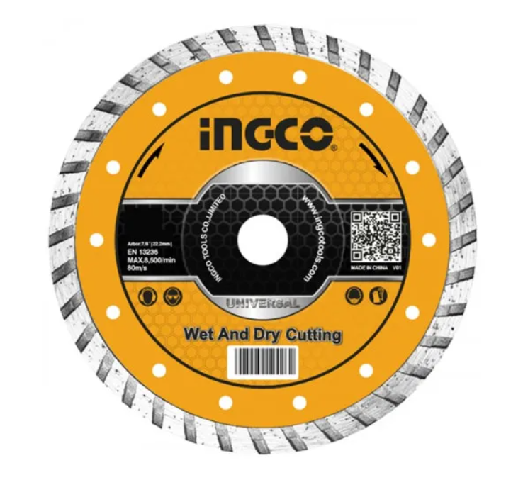 Ultrathin Diamond Disc 9" دسك قطع سراميك تيربو INGCO