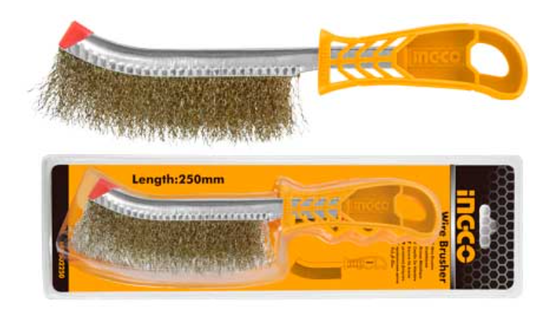 Wire brusher 250mm - 10" فرشة نحاس INGCO