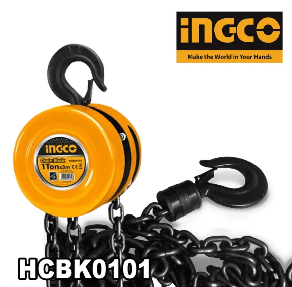 بكرة شد 1 طن INGCO Manual Chain Hoist – 1 Ton