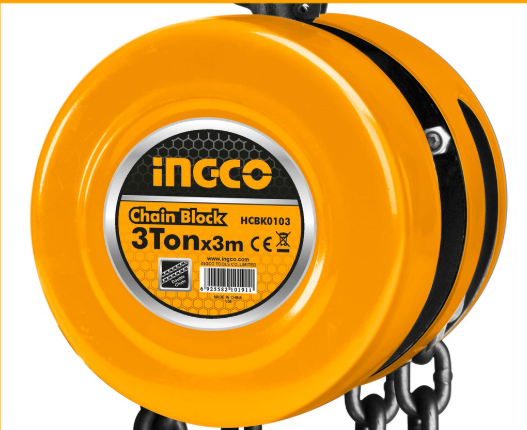 بكرة شد 3 طنManual Chain Hoist – 3 Ton INGCO