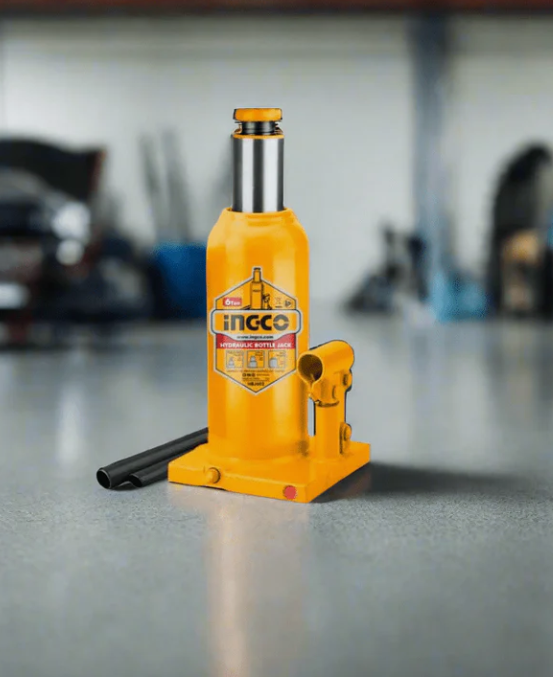 رافعة سيارات هيدروليك 6 طن (INGCO) | Hydraulic Bottle Jack 6 Ton (INGCO)