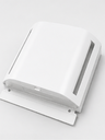 4" Stainless Steel Rectangle Vent, White , Wisely, هواية