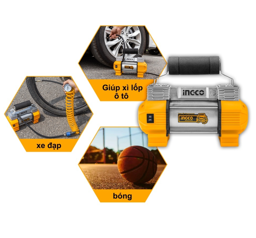 Auto air compressor ضاغط هواء أوتوماتيكي INGCO