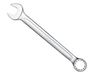 Combination spanner مفتاح ربط مزدوج INGCO
