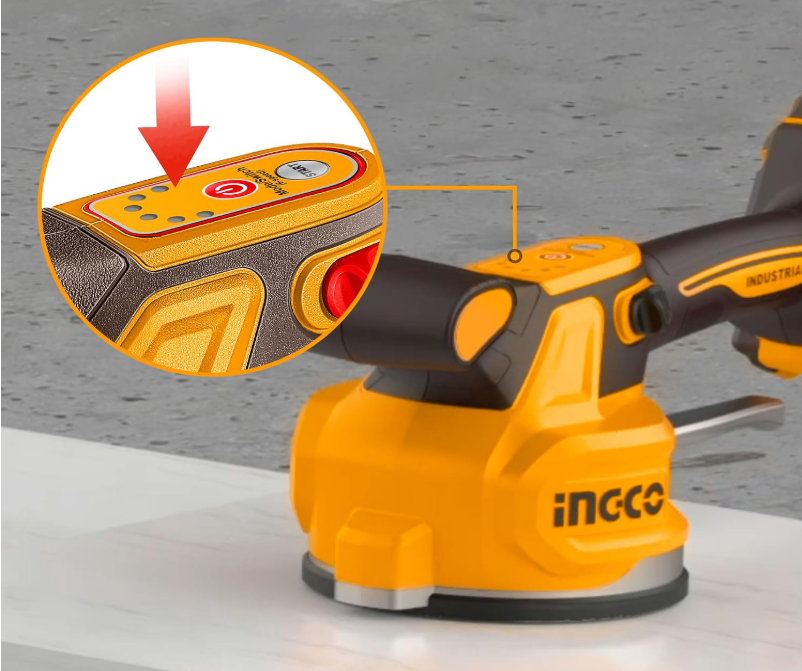 Cordless tile vibration machine جهاز اهتزاز البلاط اللاسلكي INGCO